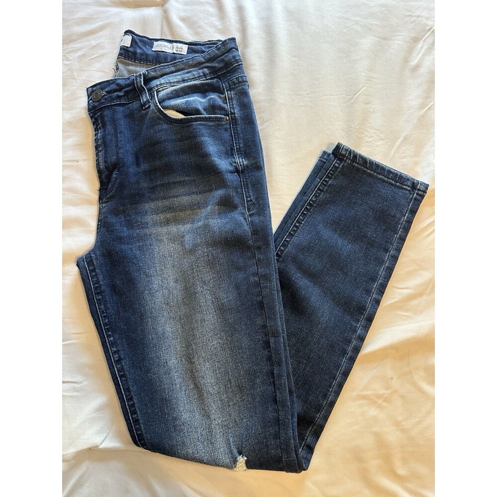 Kensie Jeans Size 8/29  Effortless Ankle Mid Rise Faded Stretch Broken In Soft